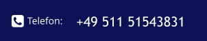 +49 511 51543831 Telefon: